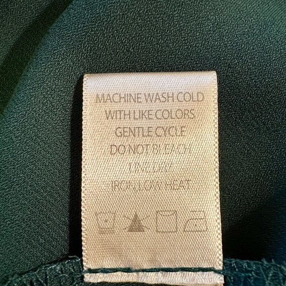 Emerald Green Polka Dot and Lace Maxi Dress by Max Studio - Picture 14 of 14